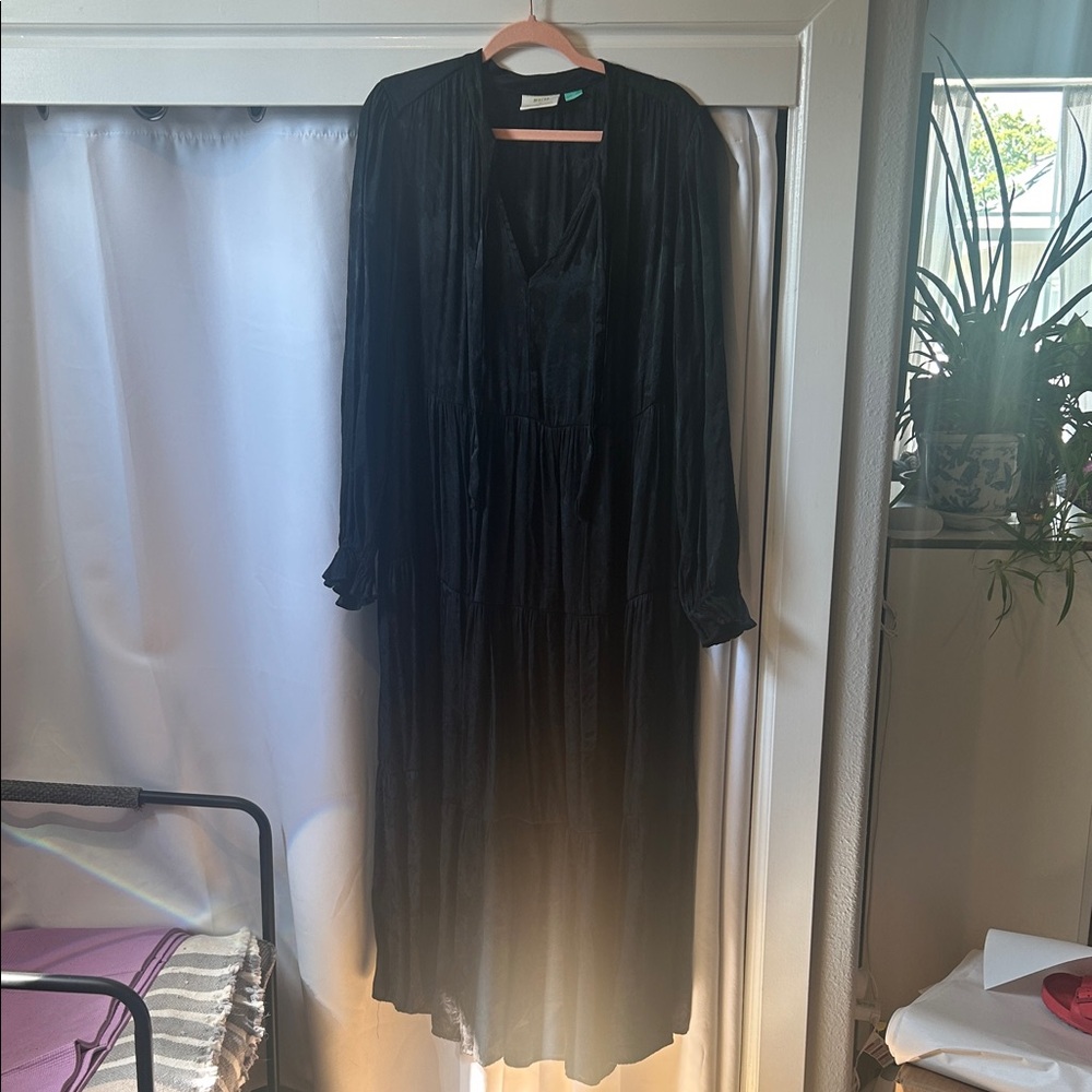 Anthropologie Maeve Black Dress